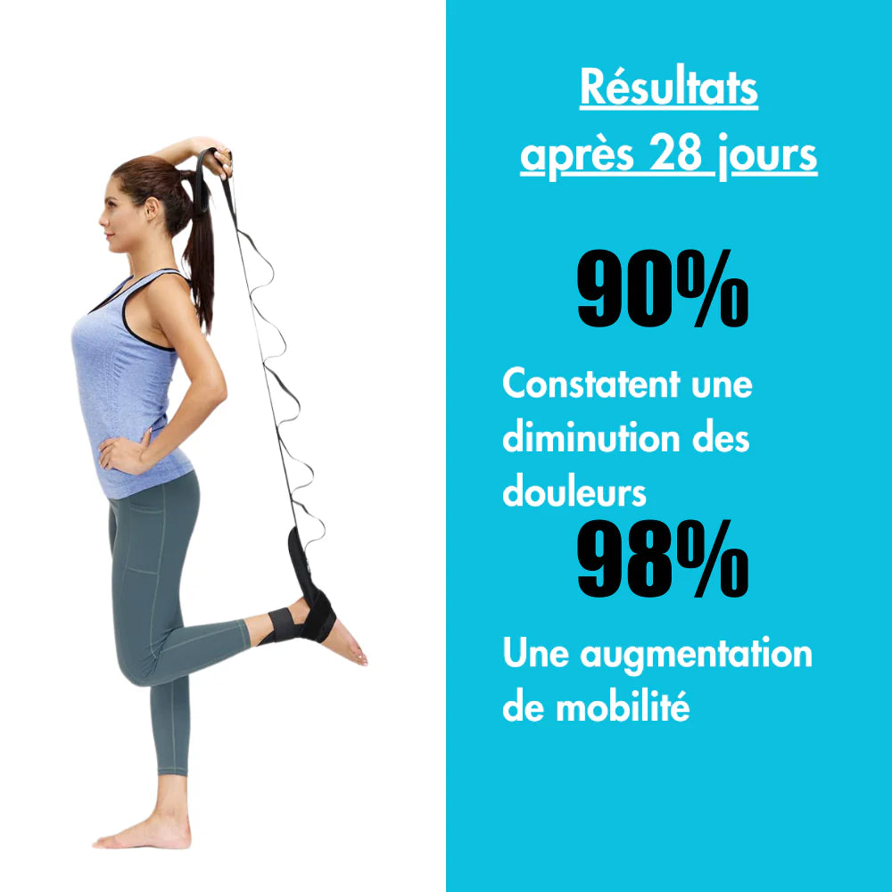 Sangle d’étirement thérapeutique – Soulagez vos douleurs et retrouvez votre mobilité