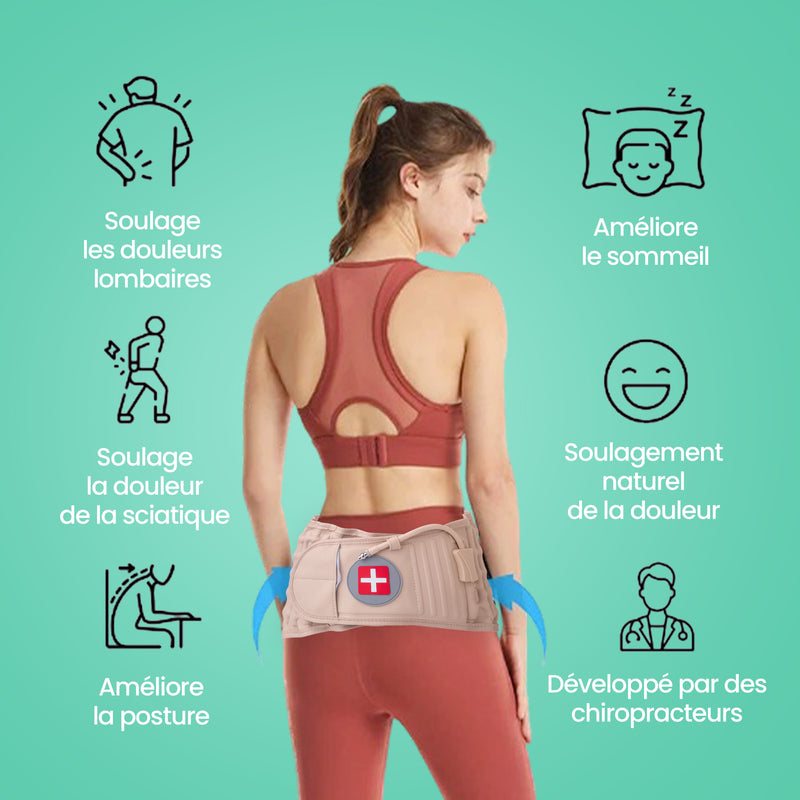 Ceinture gonflable pour lombaire Lomb'Air® | Une ceinture qui s'adapte à vous