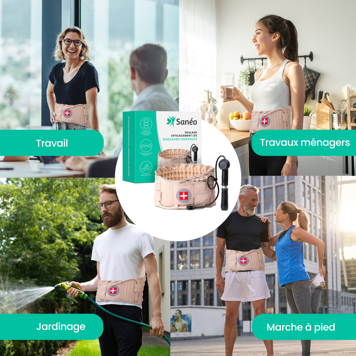 Ceinture gonflable pour lombaire Lomb'Air® | Une ceinture qui s'adapte à vous