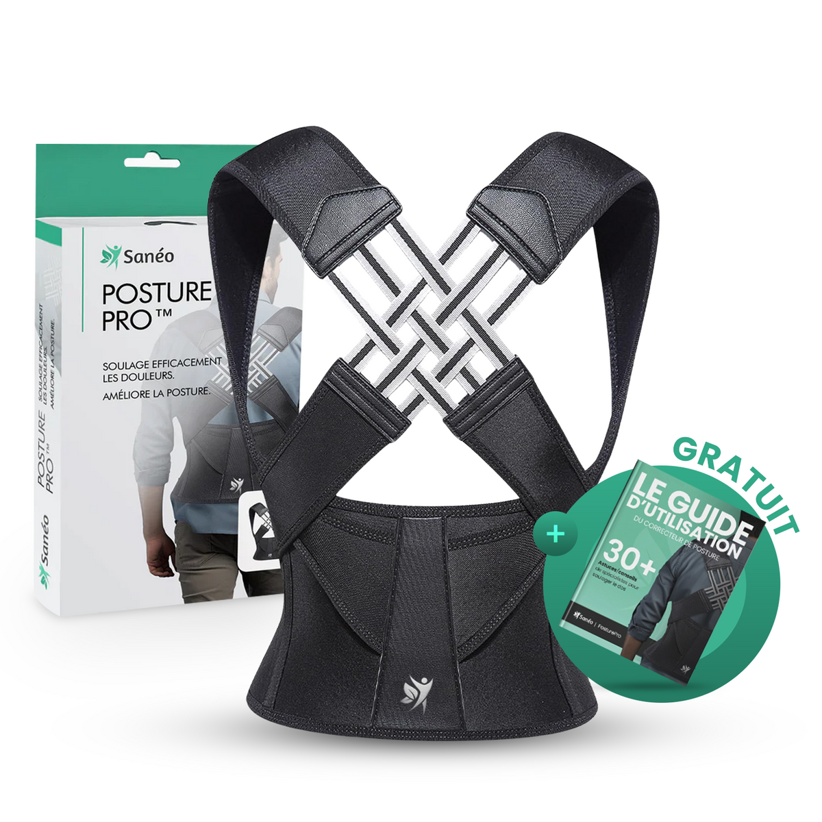 XPosturePro™ | Corrige la posture et soulage les douleurs dorsales