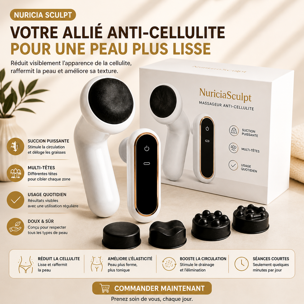 Appareil Anti-Cellulite – Peau Lisse NuriciaSculpt