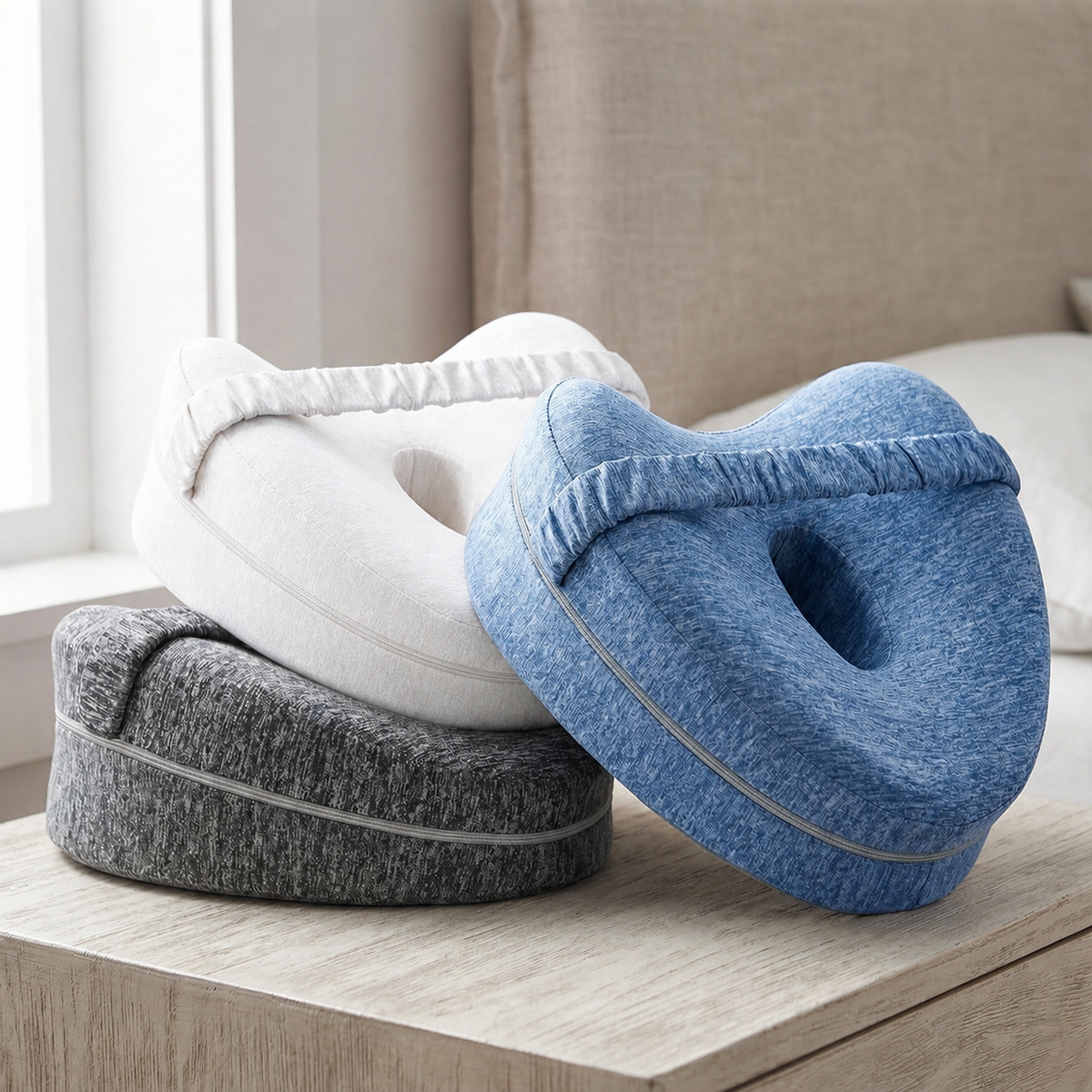 Coussin entre-jambes Orthopédique à mousse à mémoire
