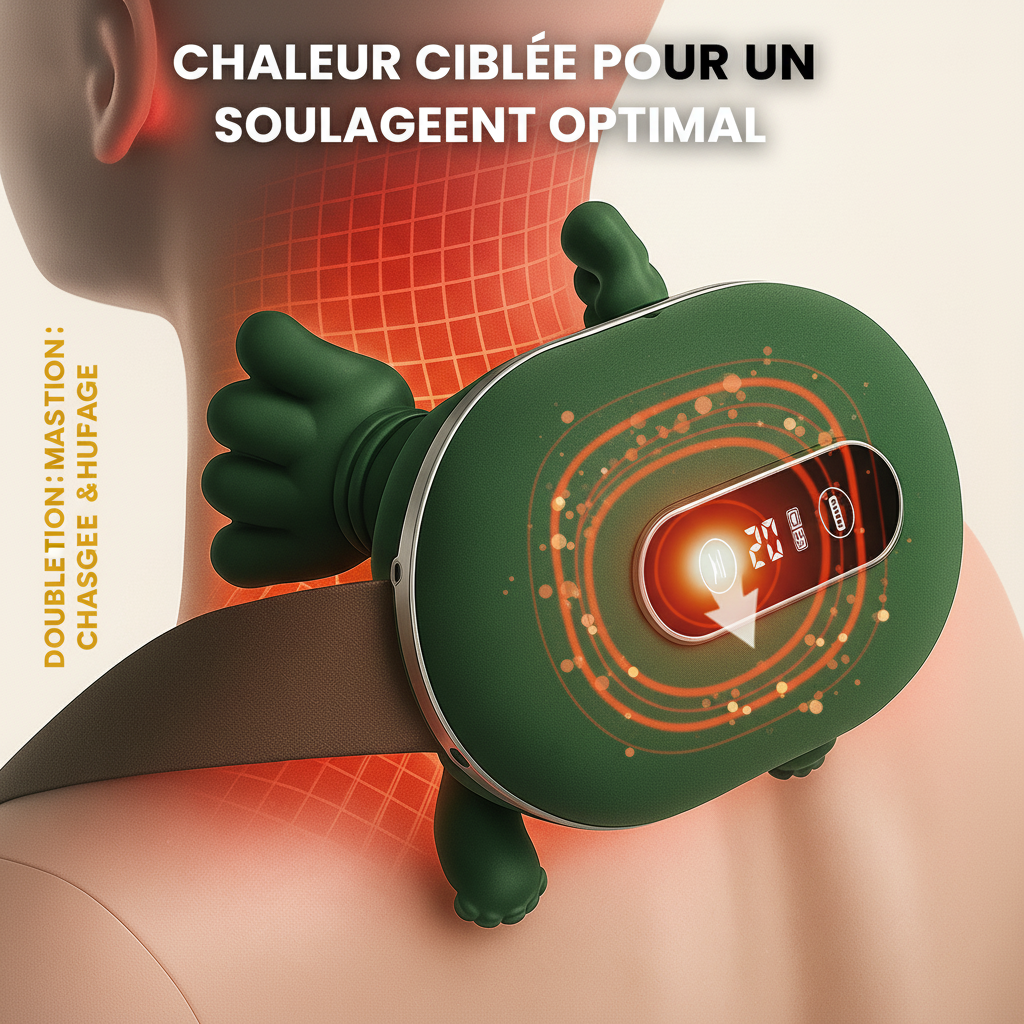 Masseur de nuque avec fonction chaleur – appareil bionique™