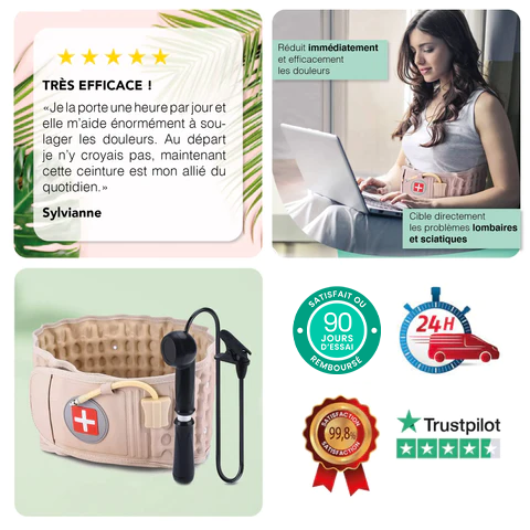 Ceinture de décompression Lomb'Air™｜Sanéo