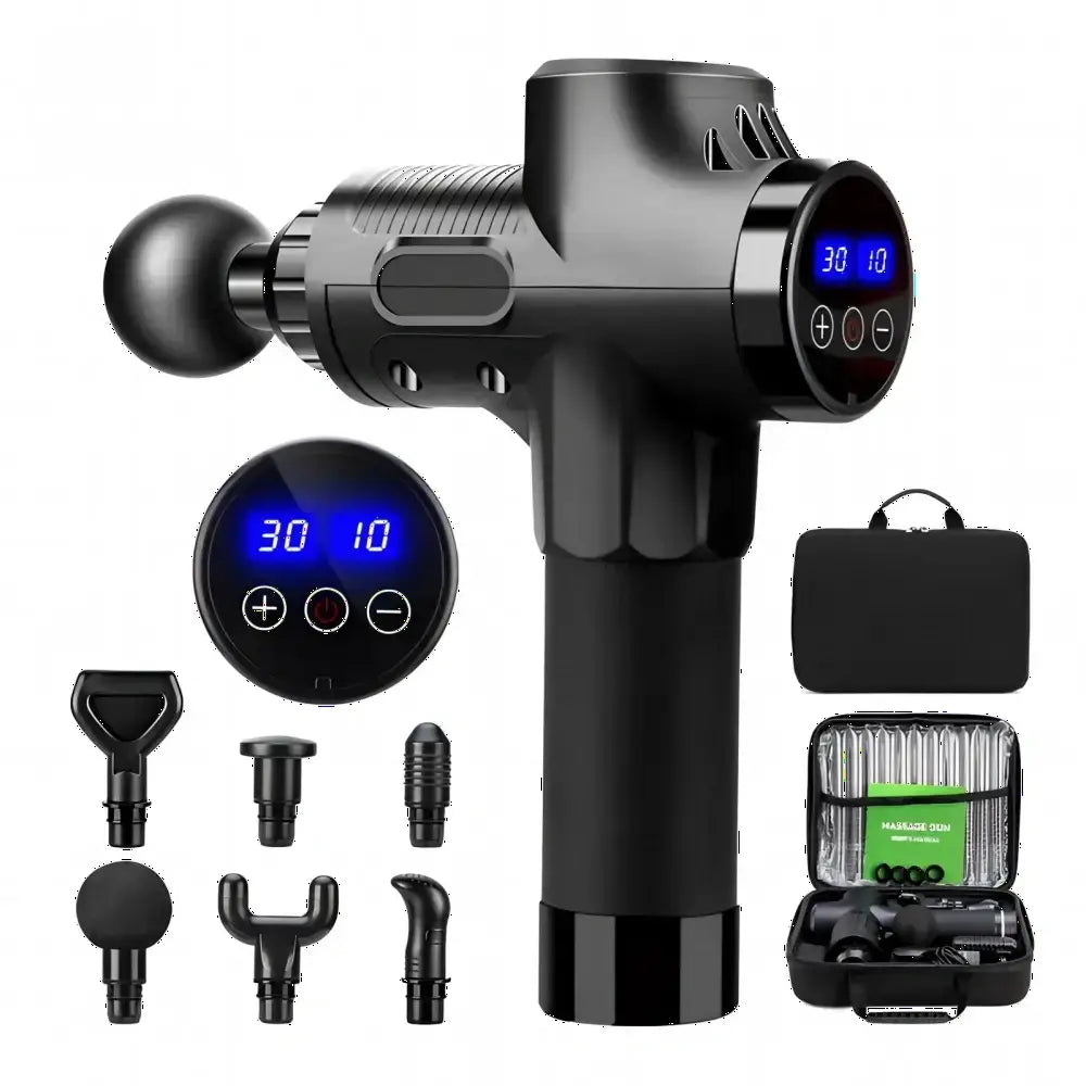 Pistolet de Massage Musculaire Professionnel avec écran LED +malette