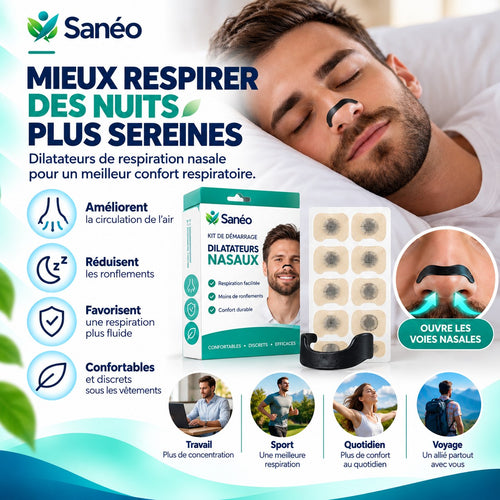 Bandes nasales magnétiques - 30 Jours