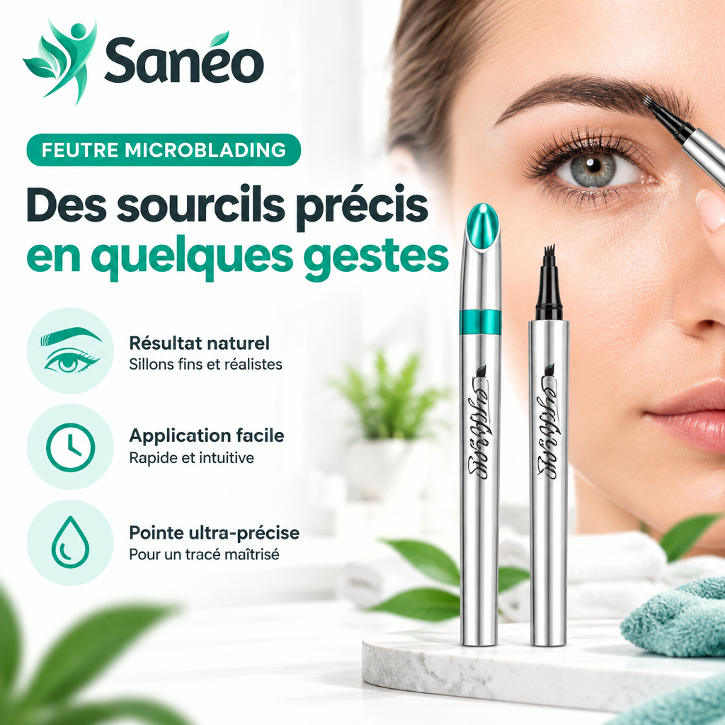 Feutres Microblading Naturel pour Sourcils 3D | 1 Acheté=1 Offert!