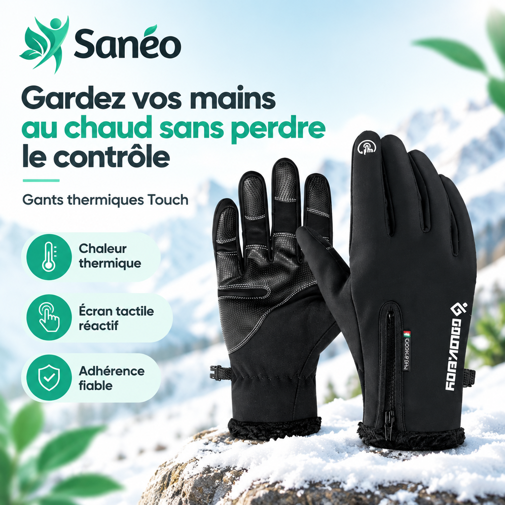 Gants Thermiques Touch™ défie le froid et tactiles