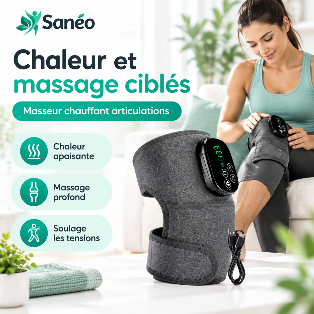 Masseur chauffant pour les articulations