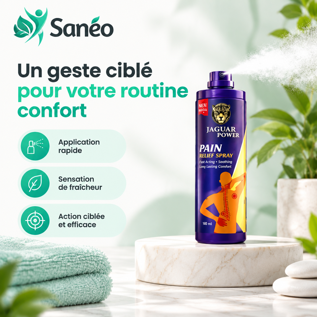 Spray Anti-Douleur Jaguar Power – Soulagement Instantané 💪❄️