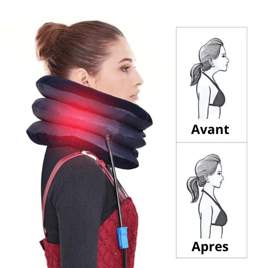 Collier cervical orthopédique gonflable